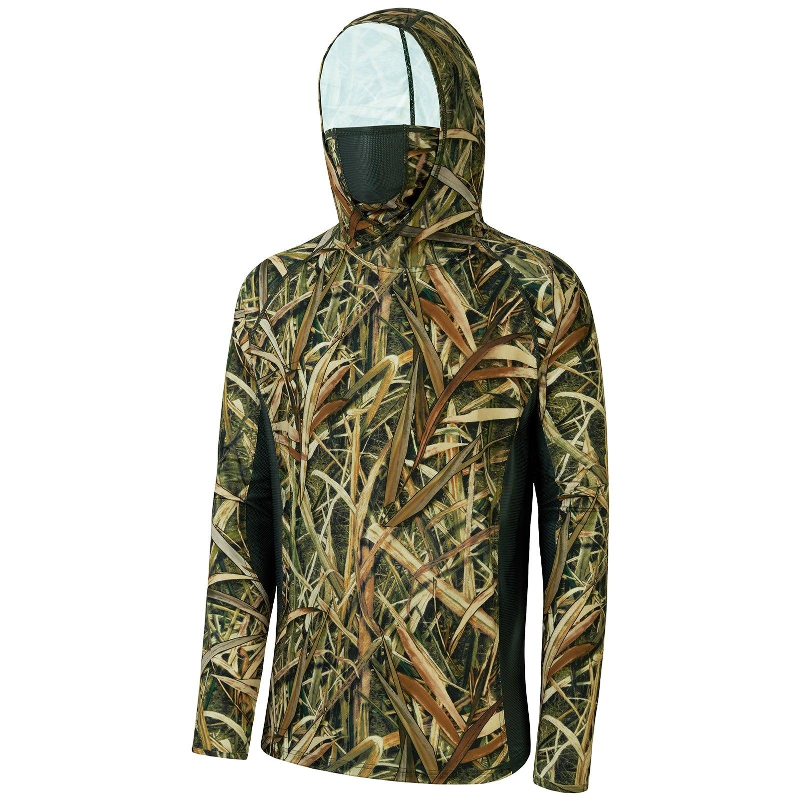 Outdoor Men 3D Leaf Camo Print - 3D Printing Mask 评论和价格